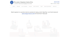 Desktop Screenshot of pacificinspection.com