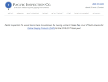 Tablet Screenshot of pacificinspection.com